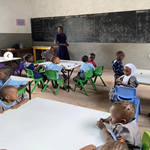 class of small kids