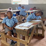 teaching lesson in classroom
